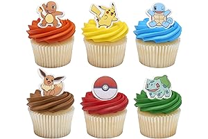DecoPac Pikachu Cupcake Toppers