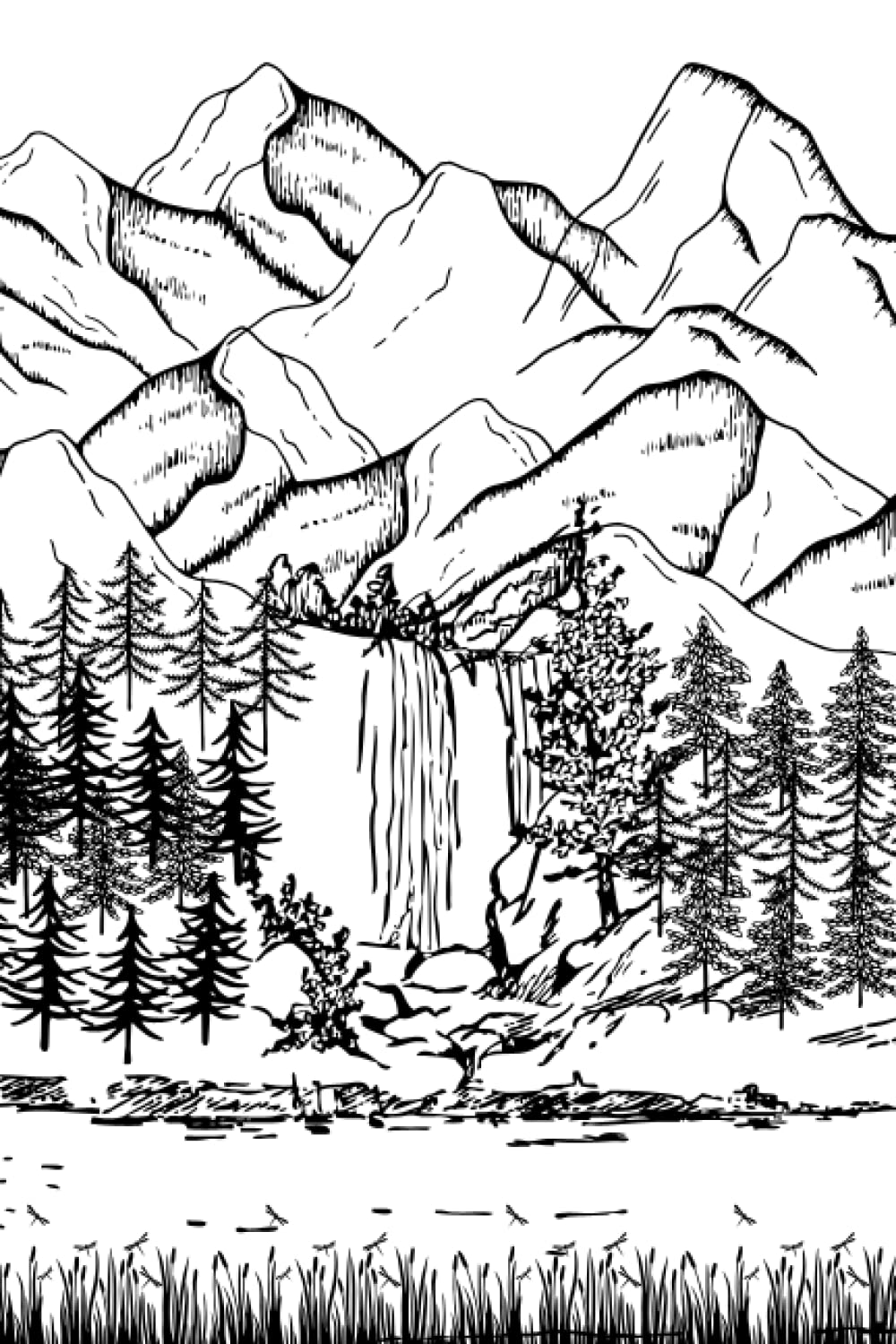 Mountain River Journal White