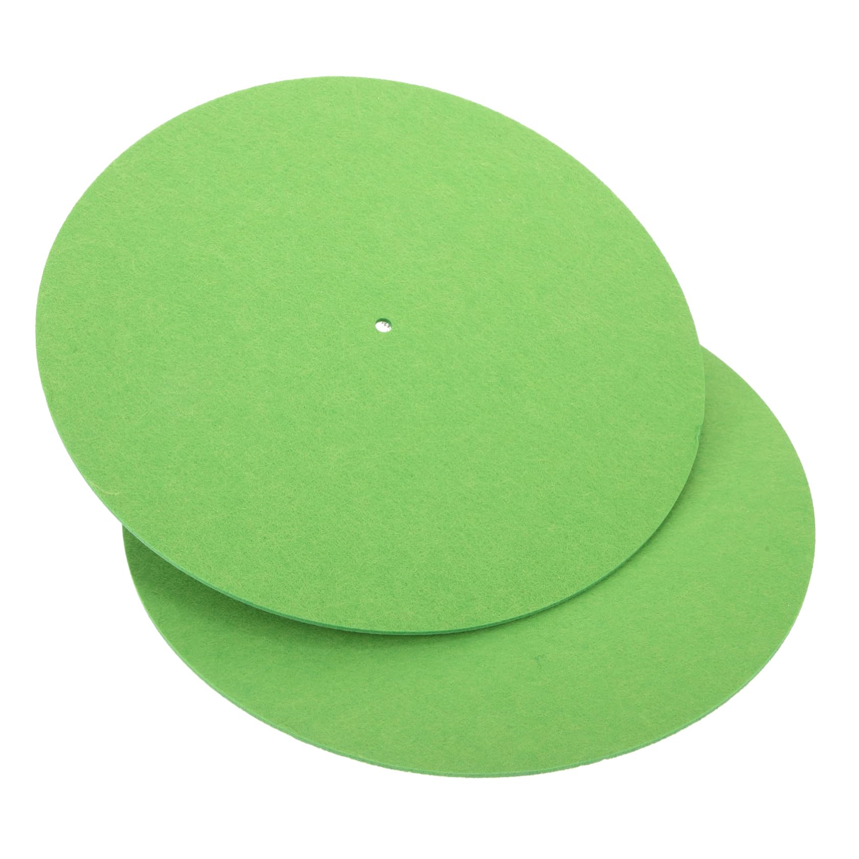VANZACK 2pcs Felt Vinyl Record Pad Skid Turntable Mat for Enhanced Music Experience Soft and Smooth Design Protects Vinyl Records for Phonographs and CD Players