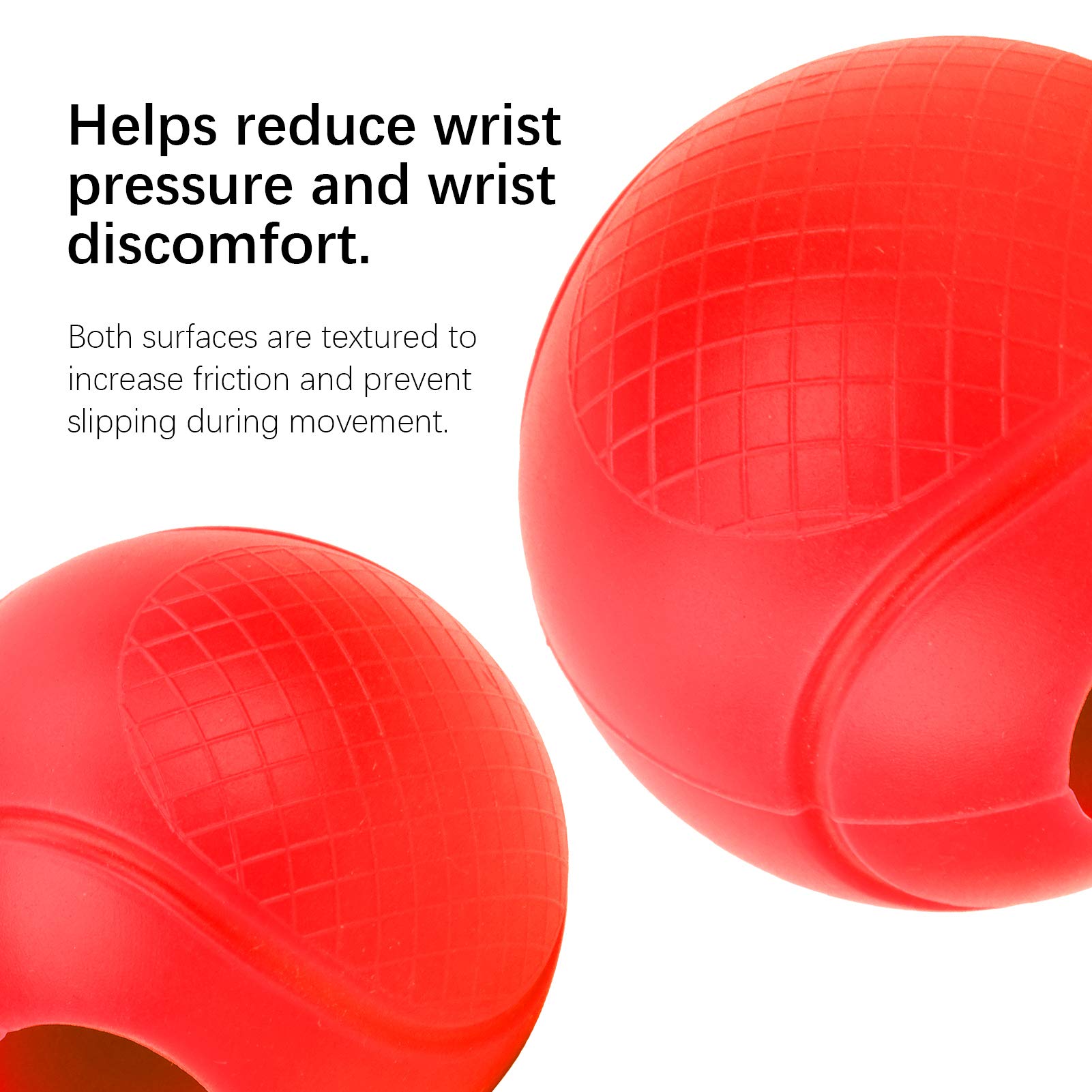 2er Set Langhantel Griffe Aus Dickem Silikon – Ergonomisch, 6,5 Cm Durchmesser, 360 G, Rutschfest, Für Alle Gängigen Gym-Stangen – Reduziert Druck & Schwielen