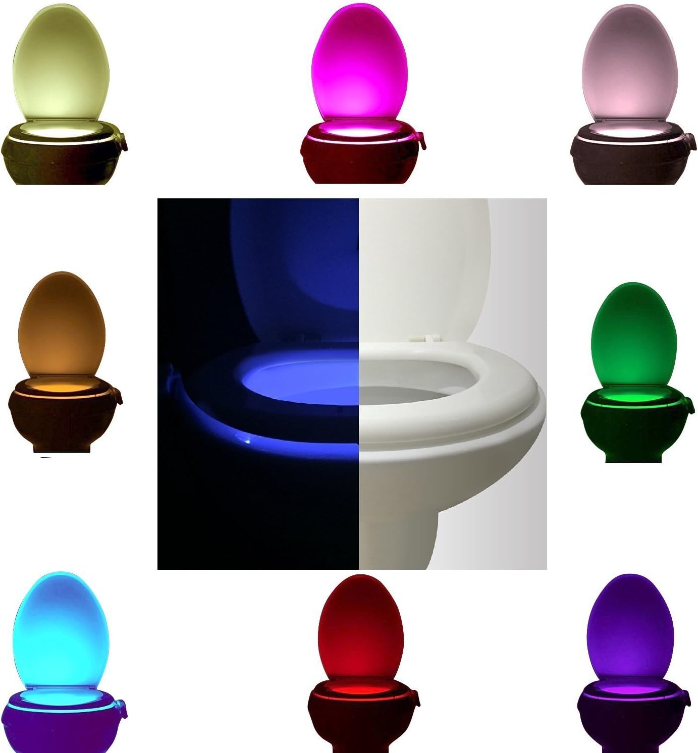 EKKA Line Motion Sensor LED Toilet Bowl Light,LED Toilet Light