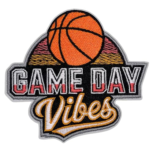 EMBROBOF Basketball Game Day Patch – 3.25 inches, Cool Game