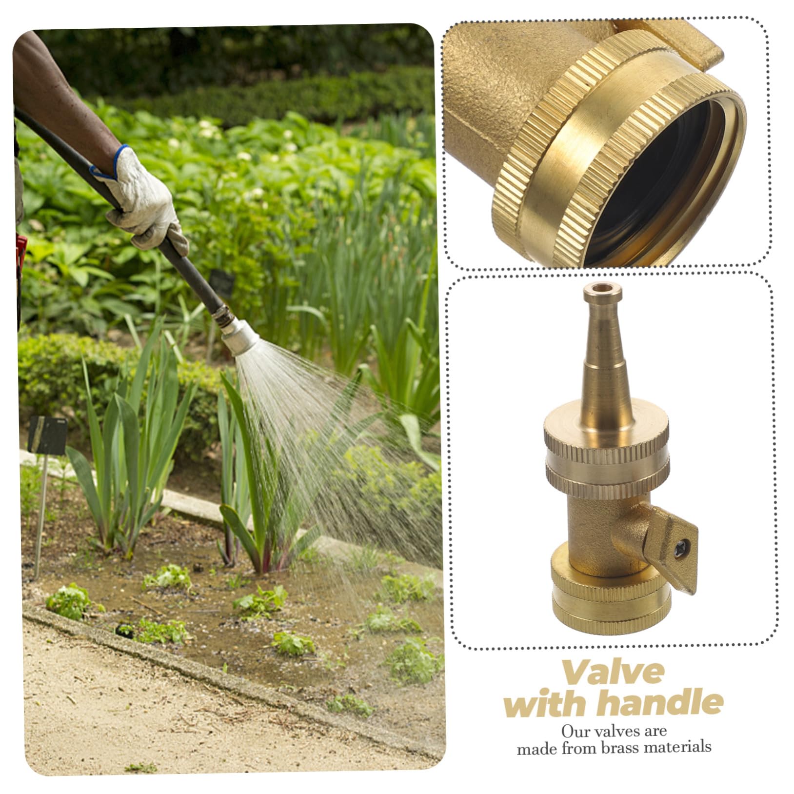5 Ensembles Boule Laiton pour Arrosage de Jardin Irrigation Pratique Durable pour Tuyaux Arrosage
