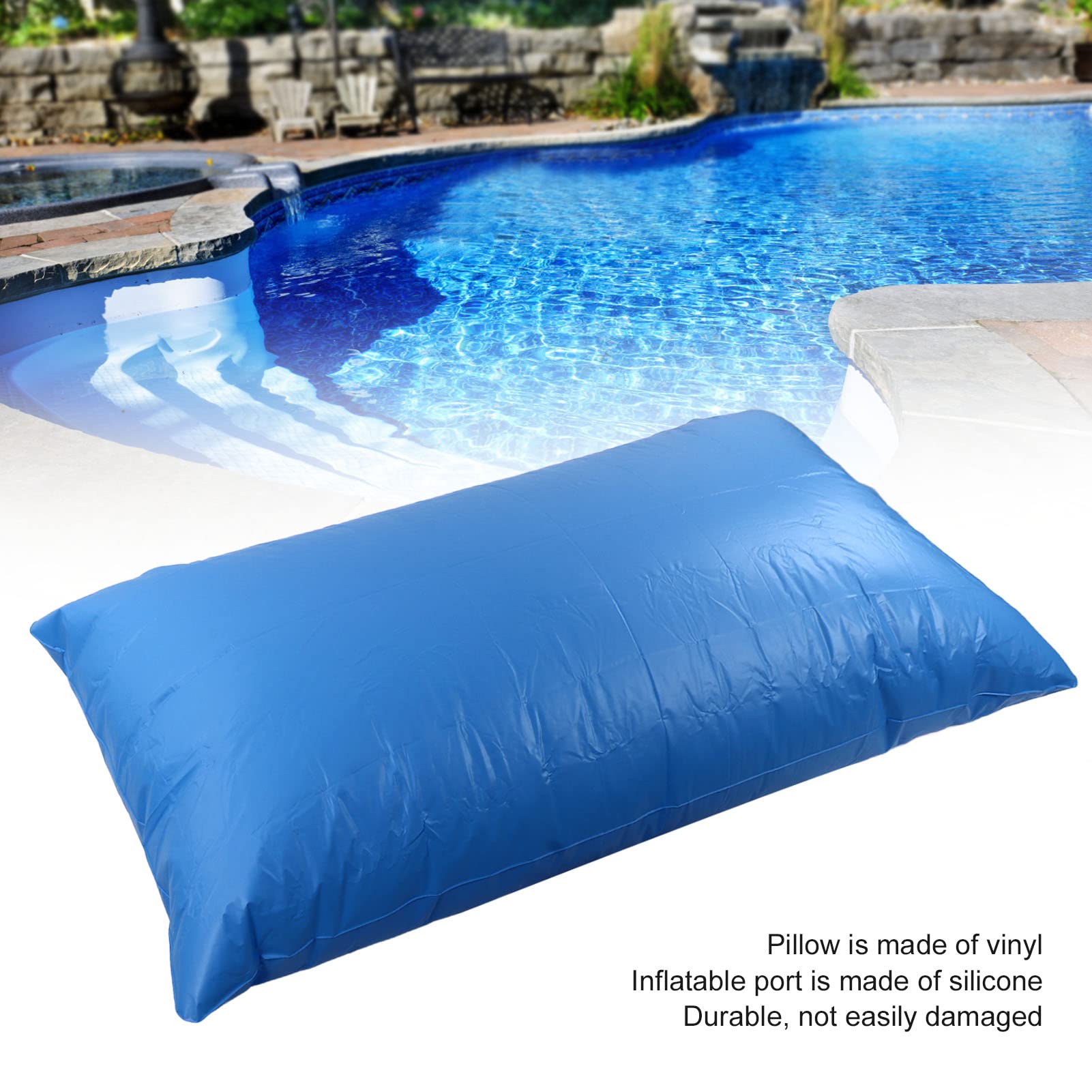 BigKing Almohada de Aire para Piscina, Almohada de Invierno para Piscina, Almohada Inflable Gruesa para Piscina, cojín de Bolsa de Aire Flotante