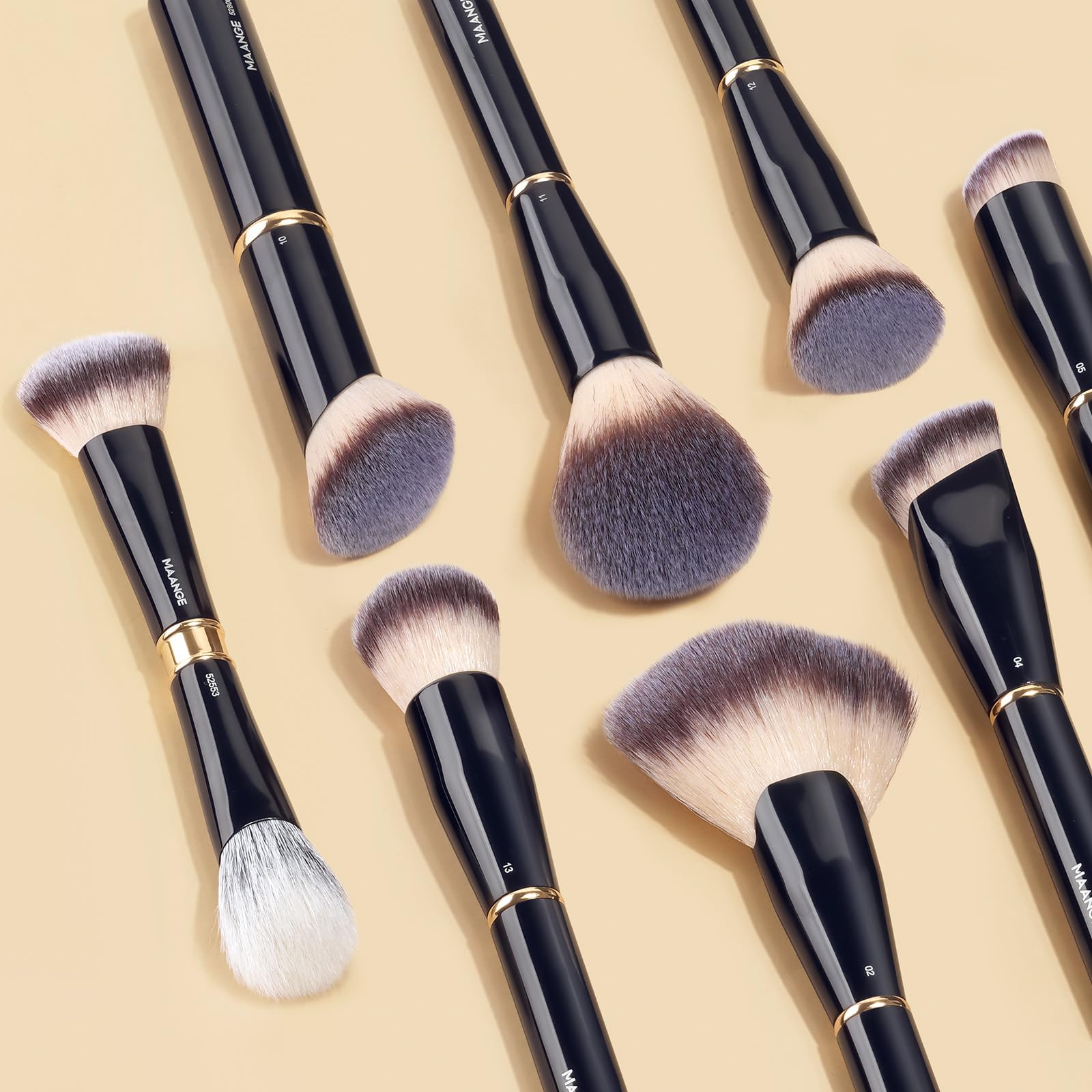 MAANGE Professional Makeup Brush Set with Bag and Gift Box