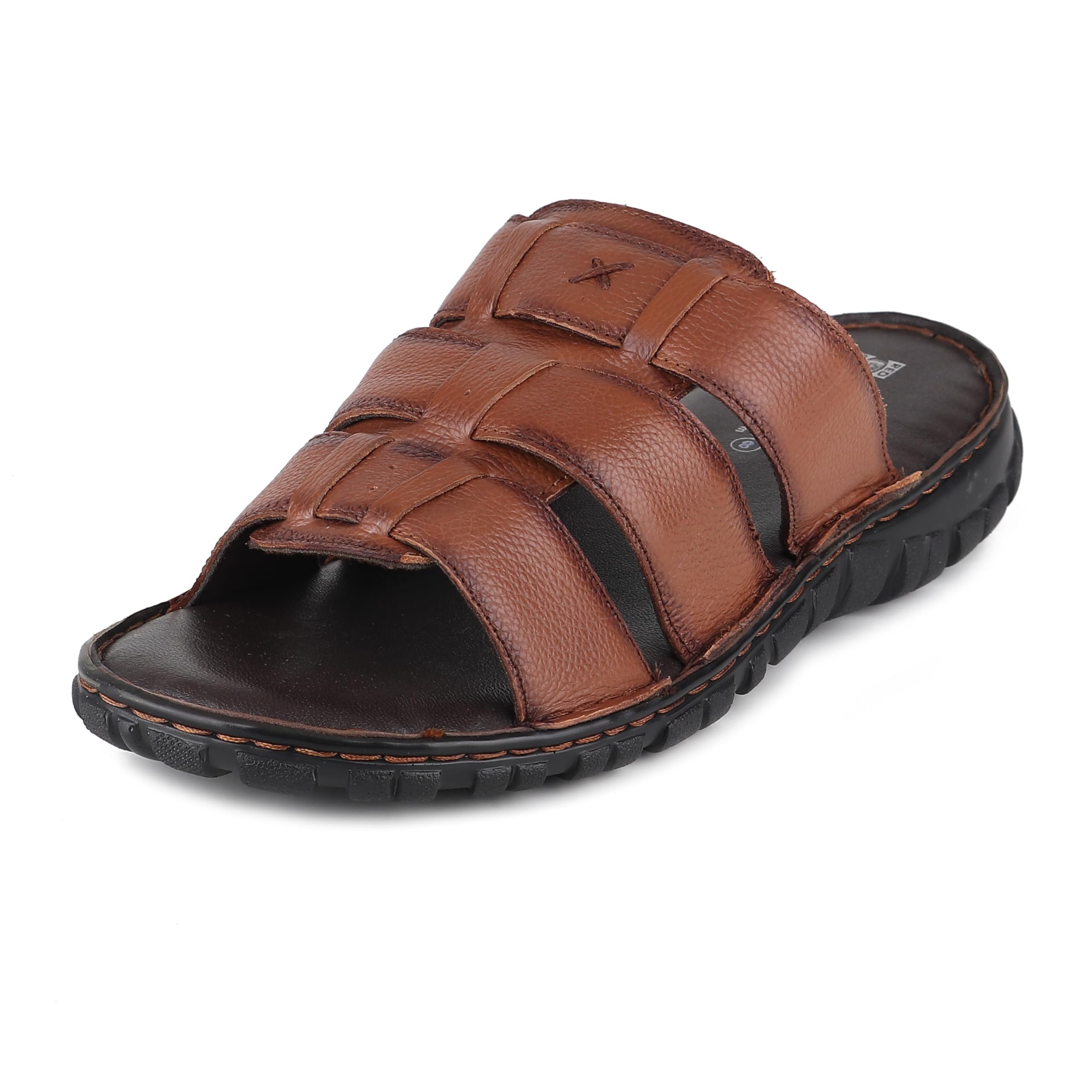 Red Chief Formal | Leather Slipper for Men | Tan | PU Sole (B0B24PHCHK) Amazon Price History, Amazon Price Tracker