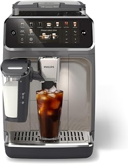Philips 5500 Series EP5544/94 Fully Automatic Espresso Machine with LatteGo, 20 Presets, SilentBrew, QuickStart