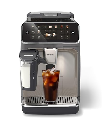 5500 Series Fully Automatic Espresso Machine, LatteGo Milk System, Integrated