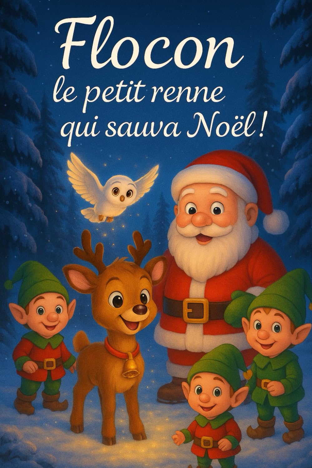 Flocon, le petit renne qui sauva Noël: Conte de Noël pour enfants – Aventure et magie