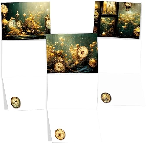 Miniatura 39 de The Best Card Company 20 Assorted Blank Notes Bulk Box Set 4 x 5.12 Inch with Envelopes (10 Designs, 2 Each) Bold Bouquets AM10345OCB-B2x10