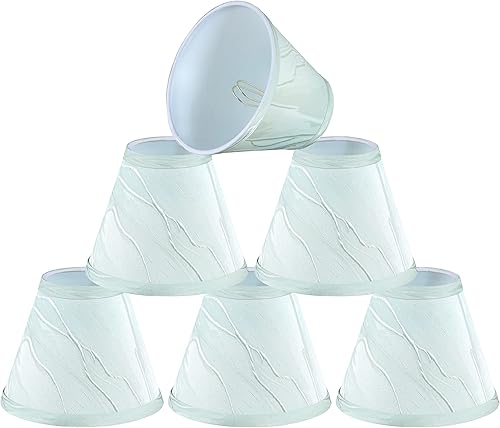 Aspen Creative 51014-6 Imperio de tapa dura, pantalla de tela texturizada jacquard con clip, parte superior de 3 pulgadas x 6 pulgadas inferior x 5 disponible en Yaxa Peru