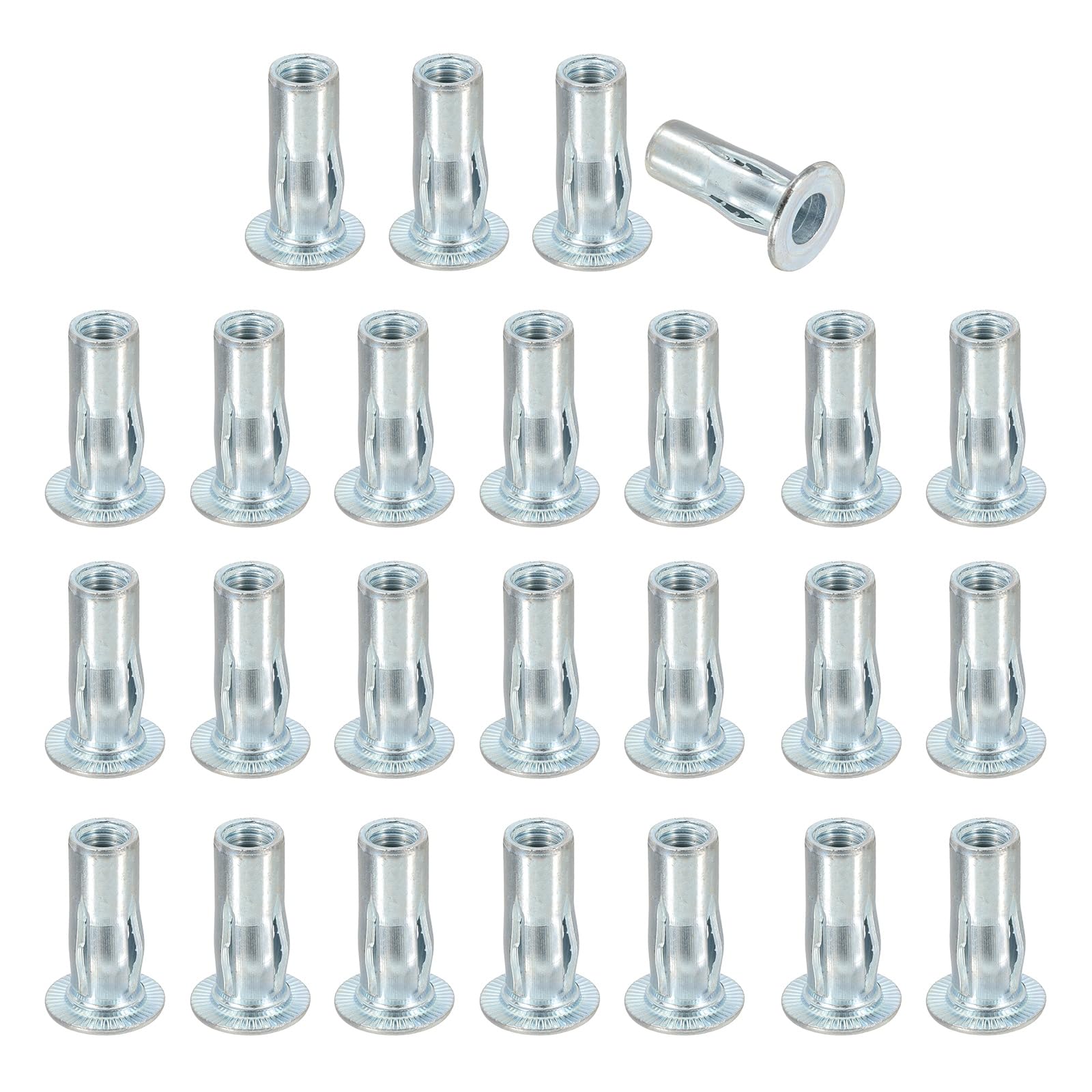 PATIKIL 25 Pcs Multi-Grip Rivet Nuts