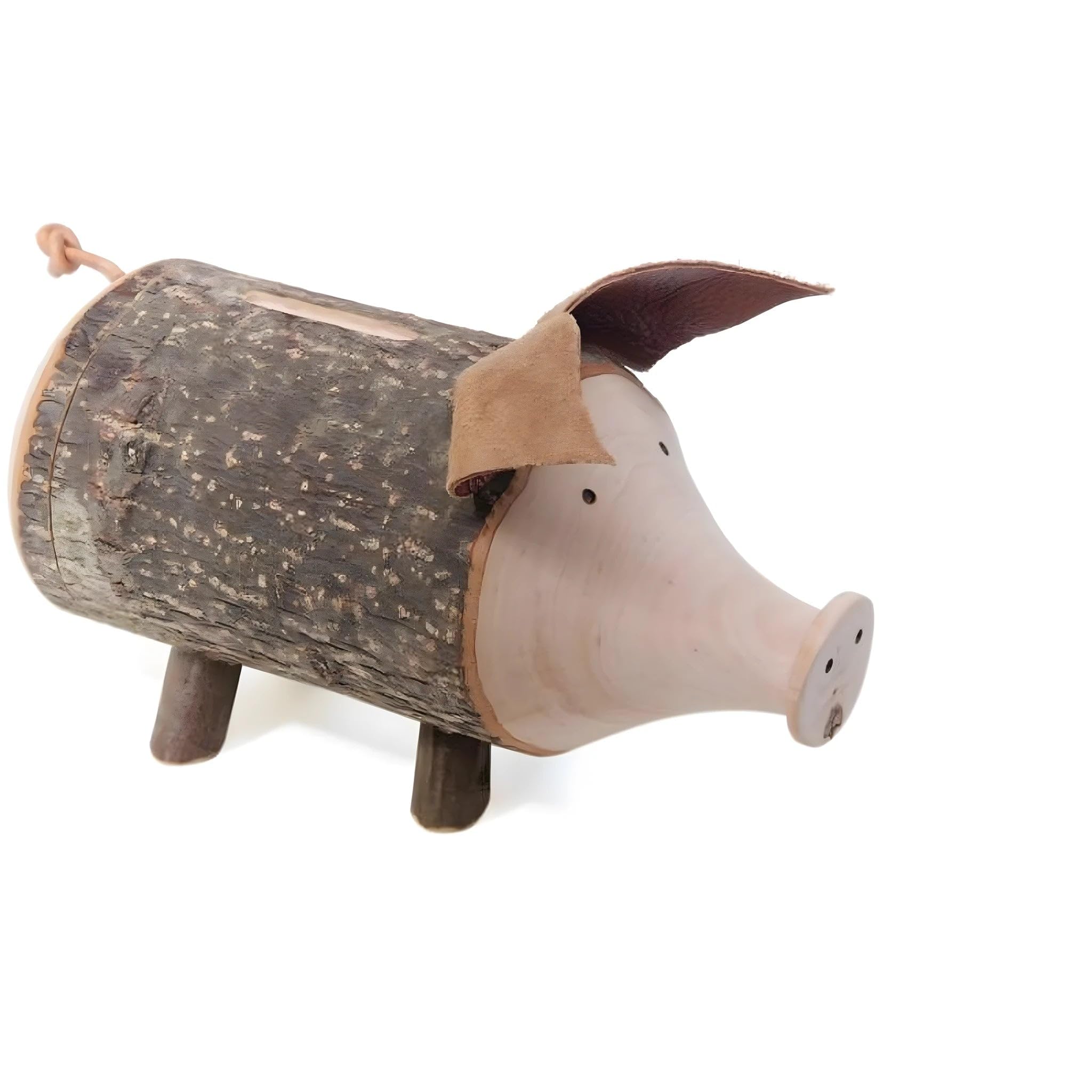 Piggy Bank in Wood by Dolfi