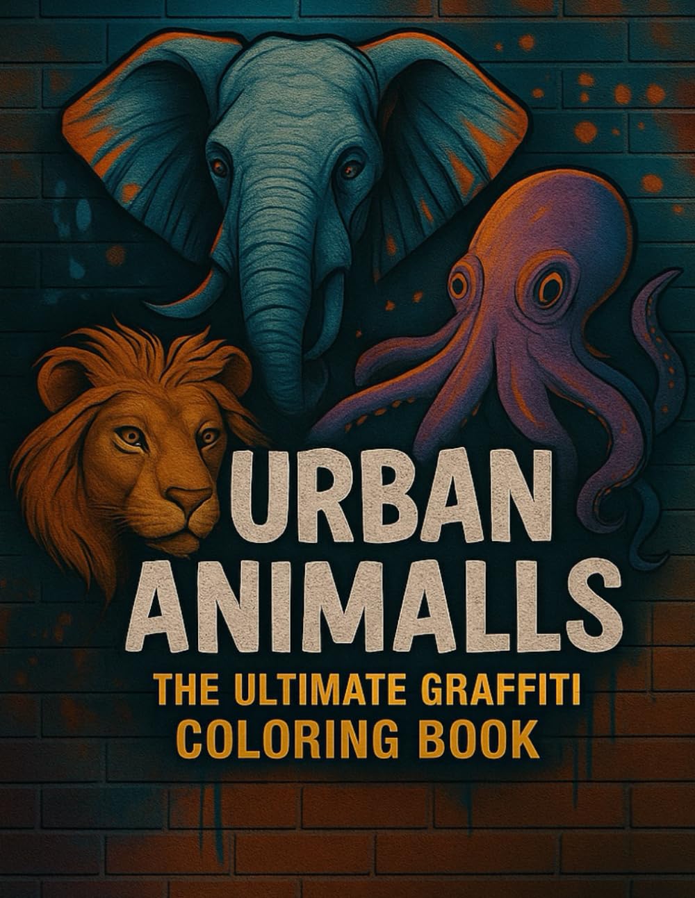 URBAN ANIMALS: The Ultimate Graffiti Coloring Book