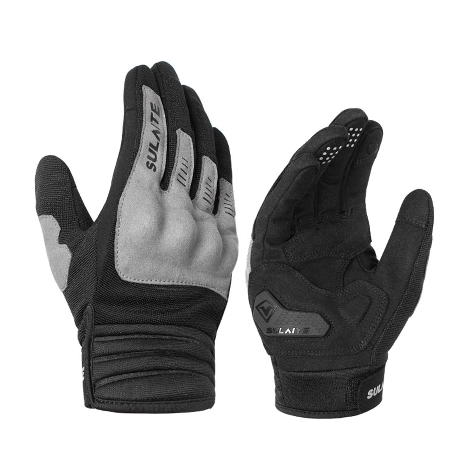Guanti Moto Estivi,Guanti da Moto Touchscreen,Guanti Moto Donna con Guscio in PVC e Cuscinetti Protettivi in EVA,Guanti Moto Uomo con Antiscivolo,Traspirante per Ciclismo,Motocross,Scalata