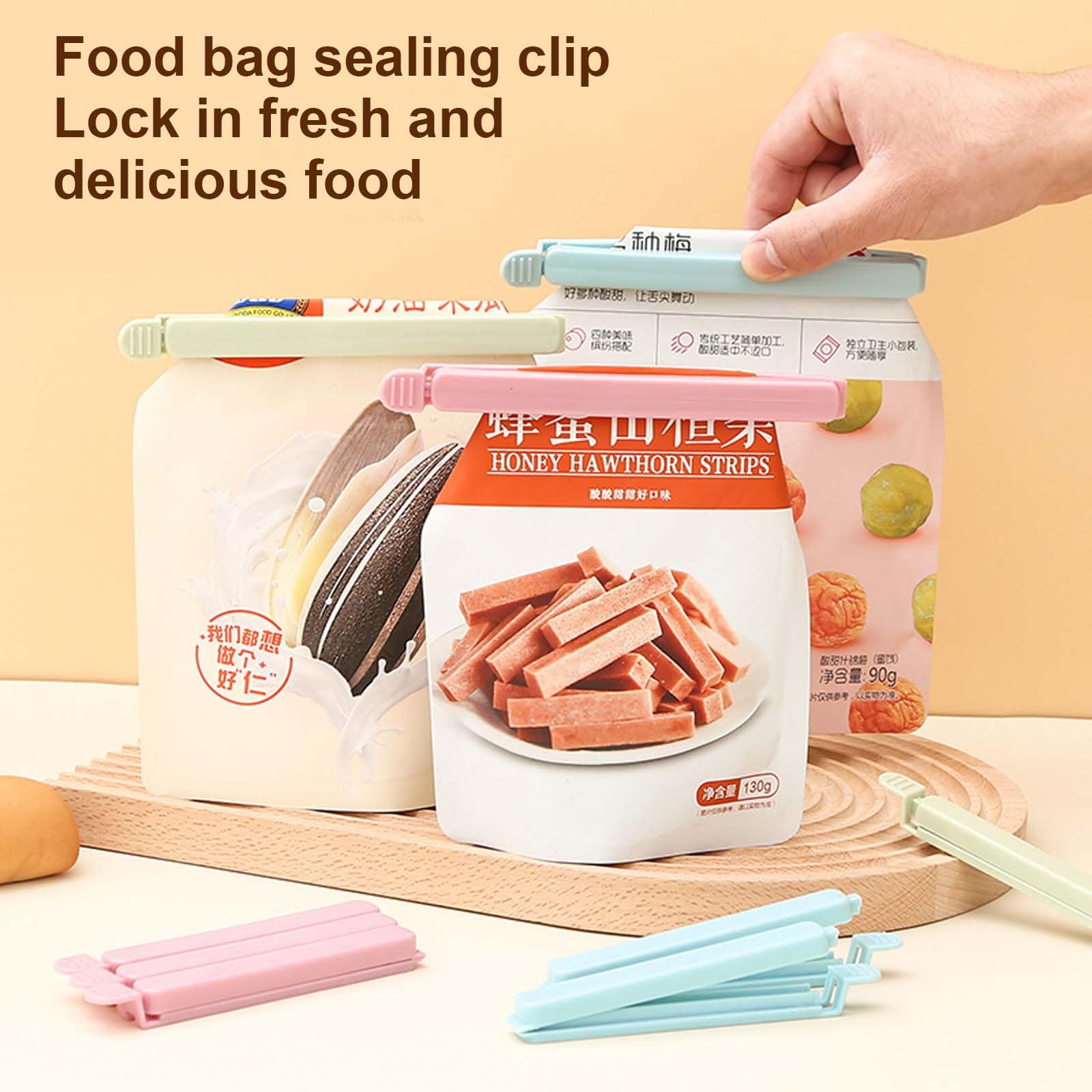 Clip Chiudi Sacchetti In Silicone - Per Cibo E Cavi, Colorate E Pratiche - Foto 9