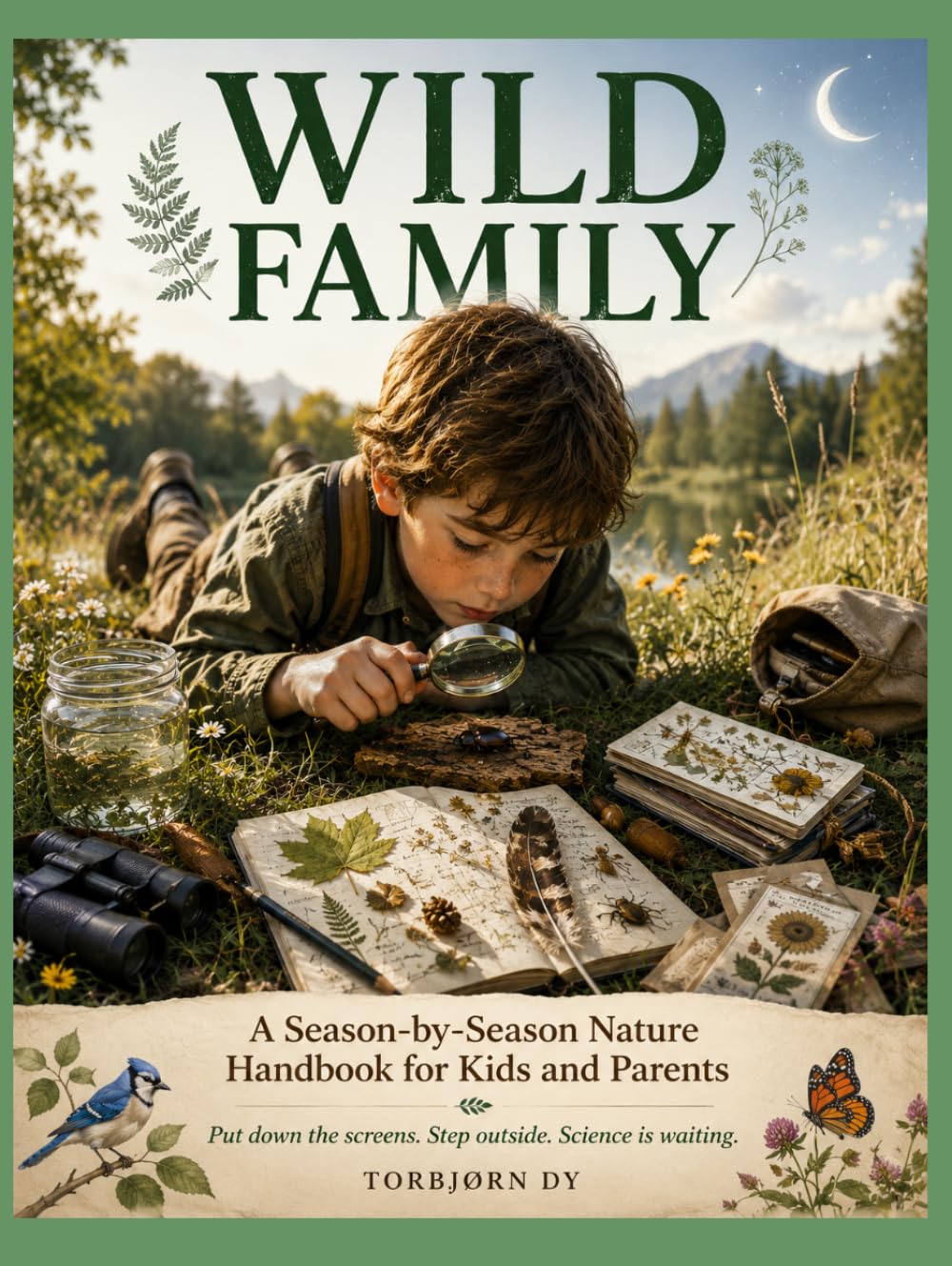 WILD FAMILY: A Season-by-Season Nature Handbook for Kids and Parents Put down the screens. Step outside. Science is waiting.