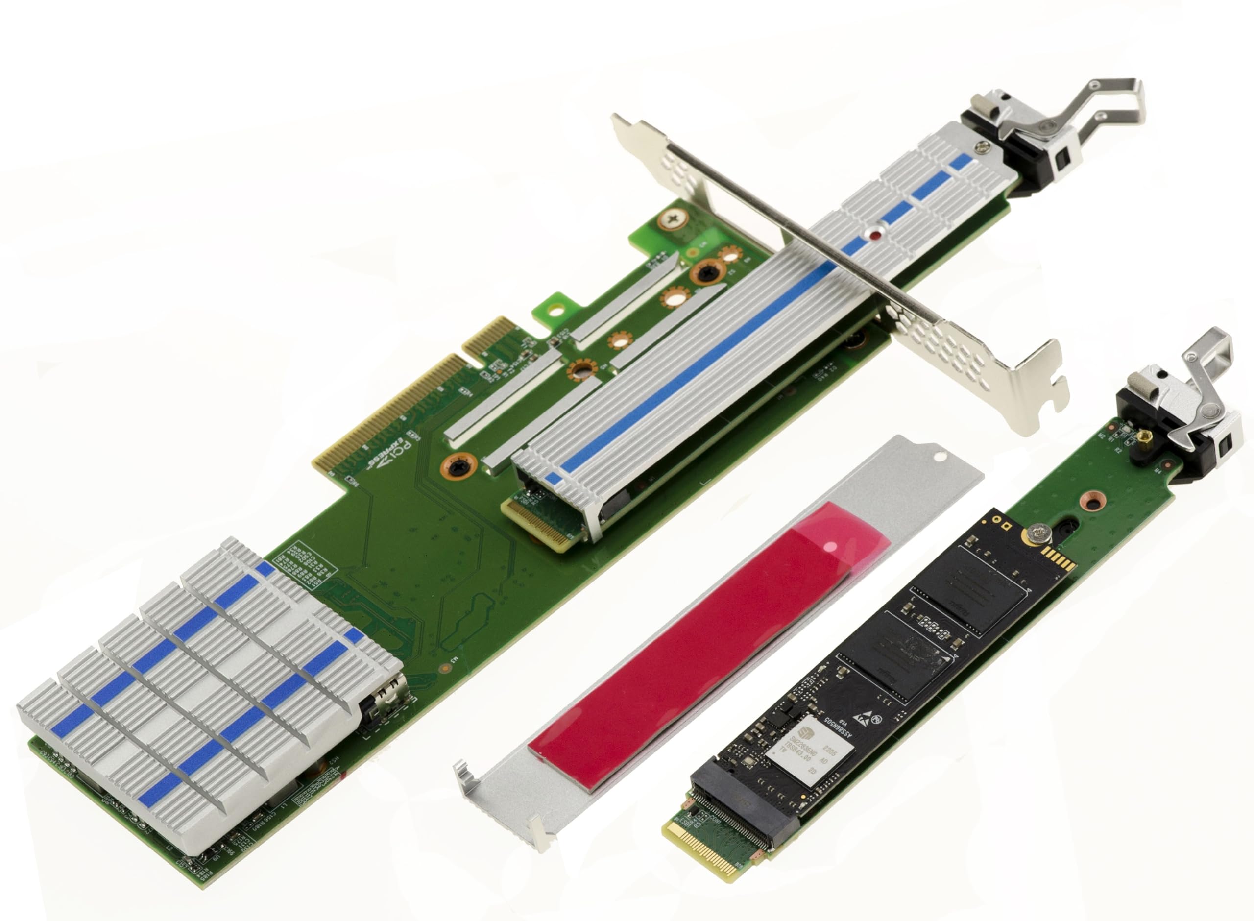 KALEA-INFORMATIQUE Carte PCIe x8 Raid 2 SSD M.2 Hot Swap double SSD NVMe RAID