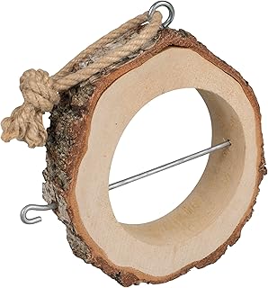 Windhager Meisenknödelhalter Bleckwand für Vögel | zum Aufhängen, Birkenholz | Vogelfutterstation, Futterstelle, Vogelfutterspender | witterungsbeständig, langlebig | 20,30 x 22,30 x 17,10 cm product image