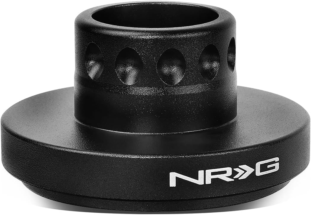 NRG Innovations SRK-RZRLH Steering Wheel Short Hub Adapter Kit + LED Keychain Flashlight, Black (NRG-SRK-RZRLH)