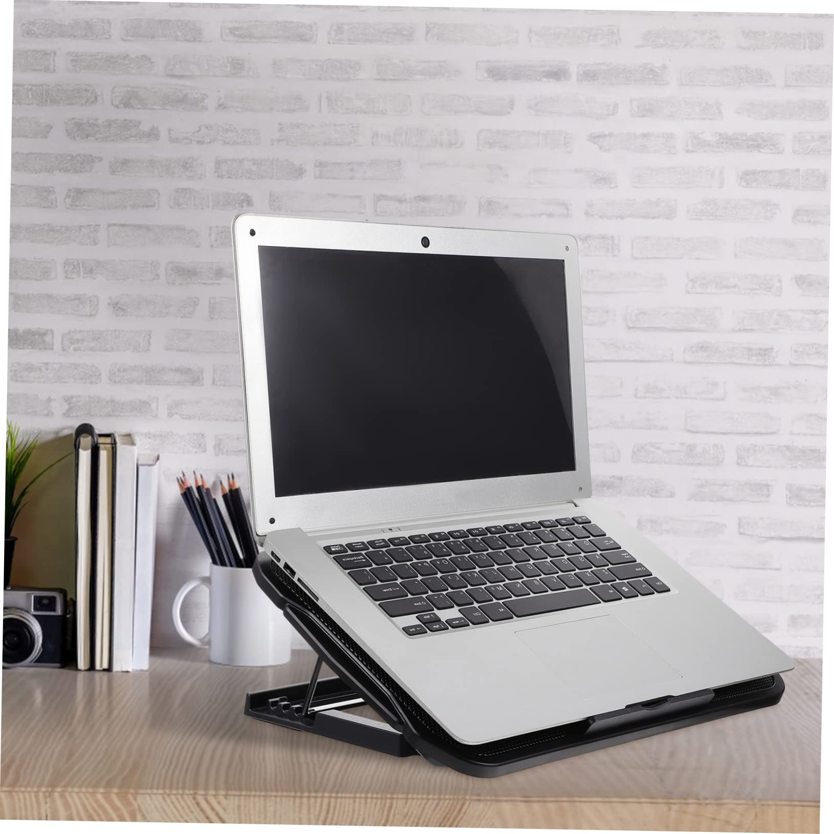 Soporte para Portátiles Enfriador Portátil Práctico Disipador De Base Antideslizante Diseño Dual USB
