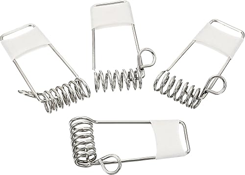 PATIKIL Clips de resorte Downlight de 1.575 x 0.669in, paquete de 20 accesorios de iluminación empotrados de diodo emisor, abrazaderas de seguridad