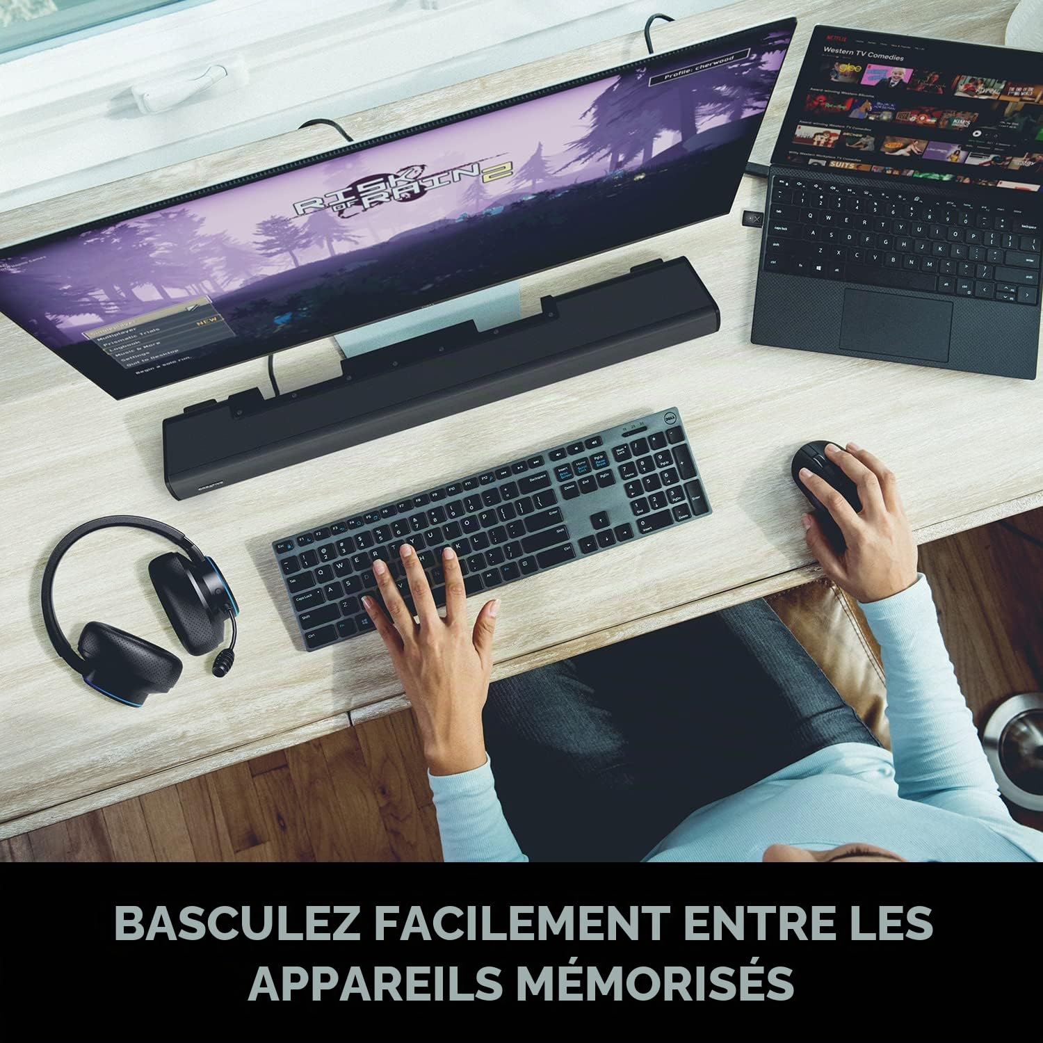 Creative BT-W5 Émetteur Audio Intelligent Bluetooth 5.3 avec aptX Adaptive, Audio Haute résolution 24 bits/96 kHz, Fonction de Commutation de périphérique, Compatible avec PC, Mac et Consoles de Jeu