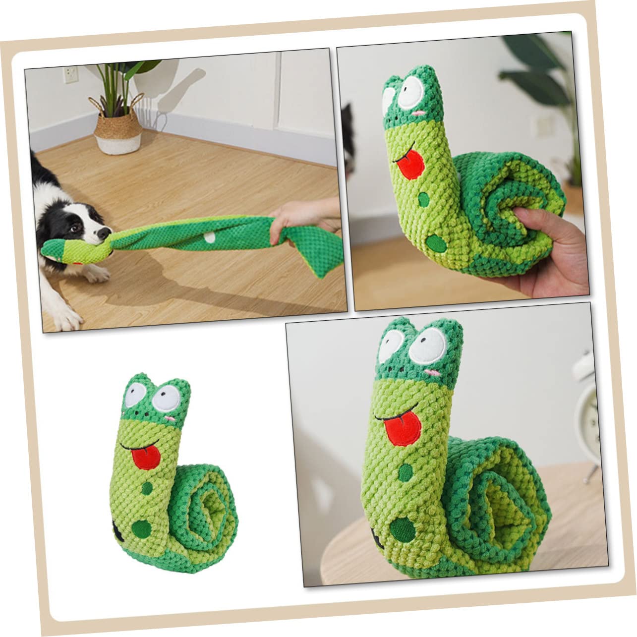SUPVOX 2pezzi Per Squeaky Interattivo Per Masticare Stimola La Pulizia Dei Denti e La Noia Design e
