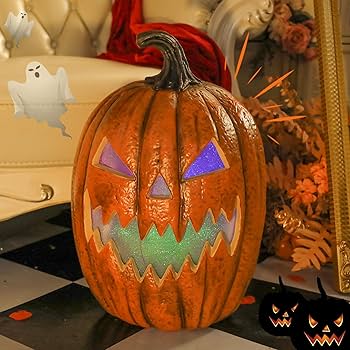 Amazon.co.jp: MUMTOP ハロウィンパンプキンランタン、ライト