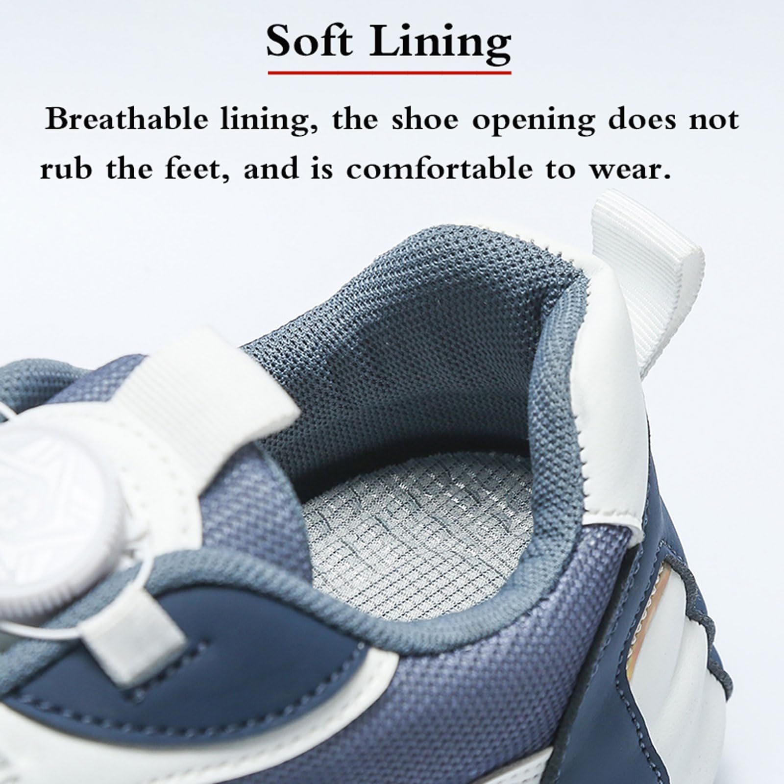 Scarpe da Golf Impermeabili Anti-Skid per Uomo,Waterproof Spikeless Golf Shoe,Scarpe da Golf Sportive,All'aperto Golf Formazione Scarpe Leggere,Antiscivolo e Resistente all'Usura