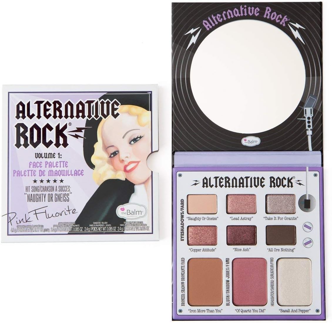 3 x theBalm Alternative Rock - Volume 1 Face Palette