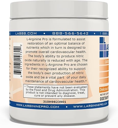Miniatura 3 de L-arginine Pro, Suplemento de L-arginina - 5,500 mg de L-arginina Plus 1,100 mg de L-citrulina