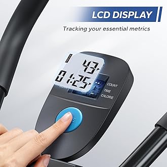 MERACH Ab Machine, Ab Workout Equipment, Adjustable Ab Trainer Machine for Abs Workout at Home Gym, Foldable, Knee Protection, Abdominal Trainer for Stomach Workout (Blue)