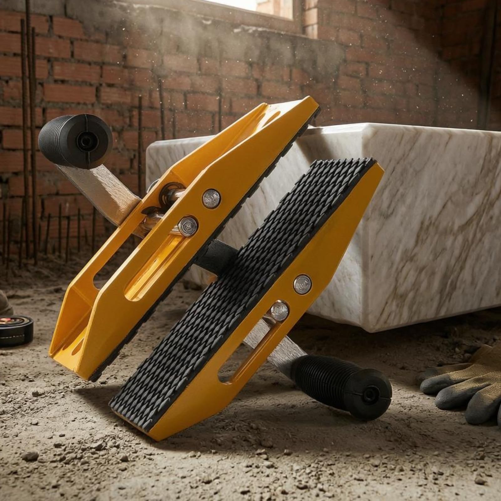Stone Handling Clamp Morsa per Lastre Pinza Marmo Pinza Vetro Attrezzo Pannelli in Lega Ferro Nichel Superficie Zigrinata per Presa Ferma