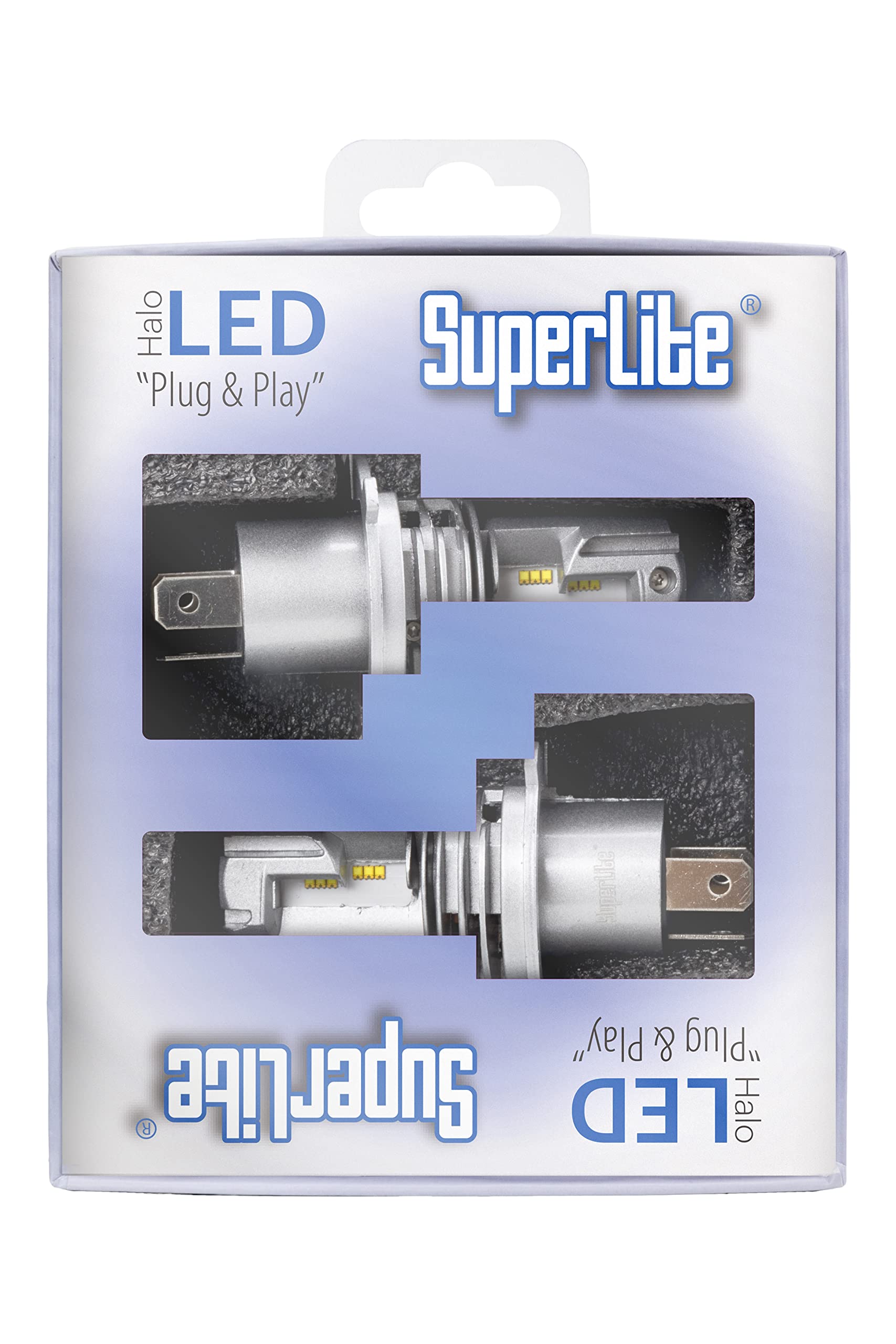 Kit de Conversion halogène à LED H4 Plug & Play Superlite 6500K / 9-30V / 28W