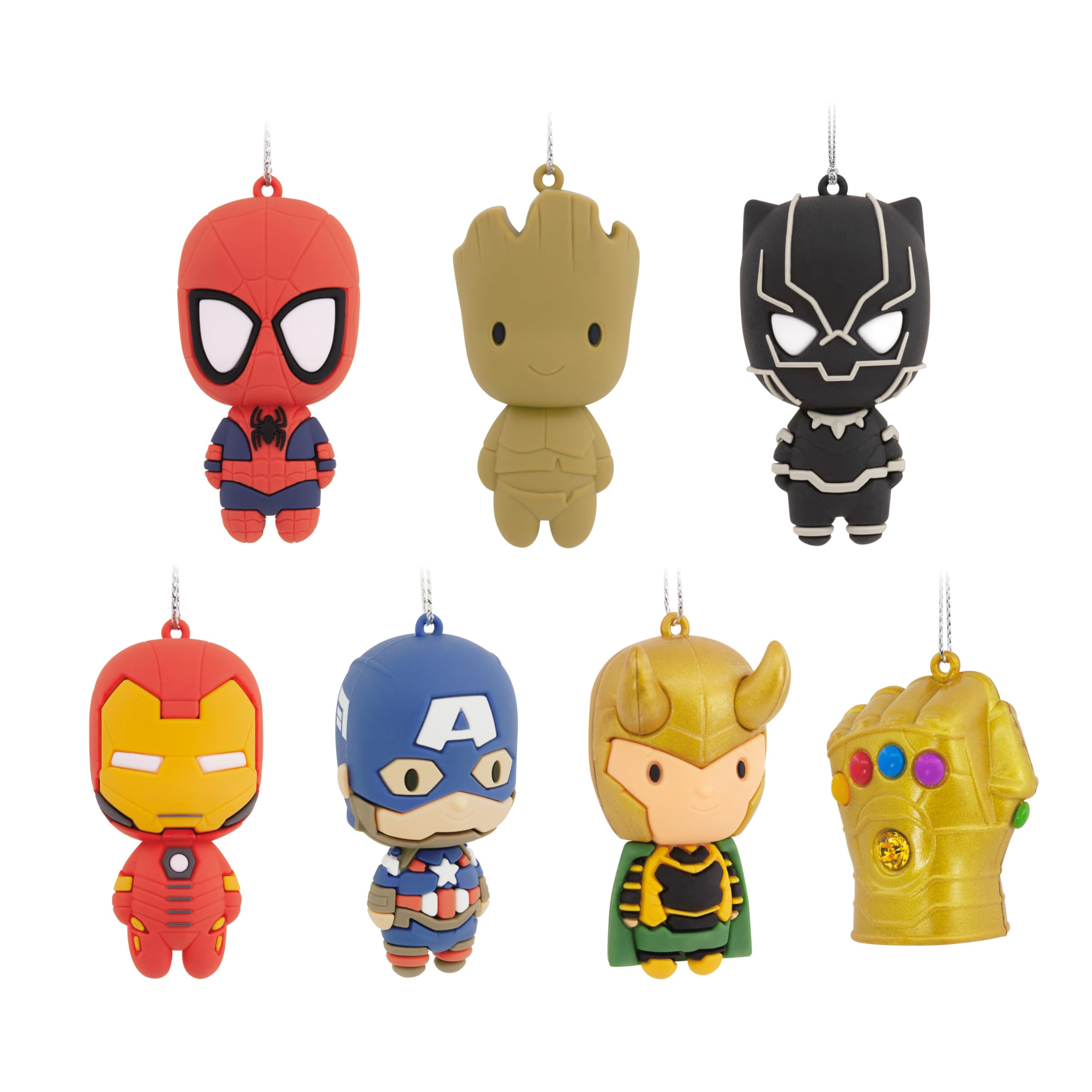 Hallmark Marvel 2 Mystery Marvel Super Heroes Mystery Christmas Ornaments, Set Of 2, Shatterproof