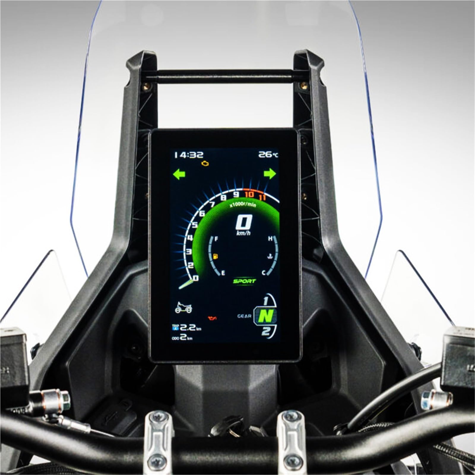 Adatto per LONCIN VOGE DS800X RALLY Pellicola salvaschermo per cruscotto Rally Adventure soffietto forcella(4 SET)