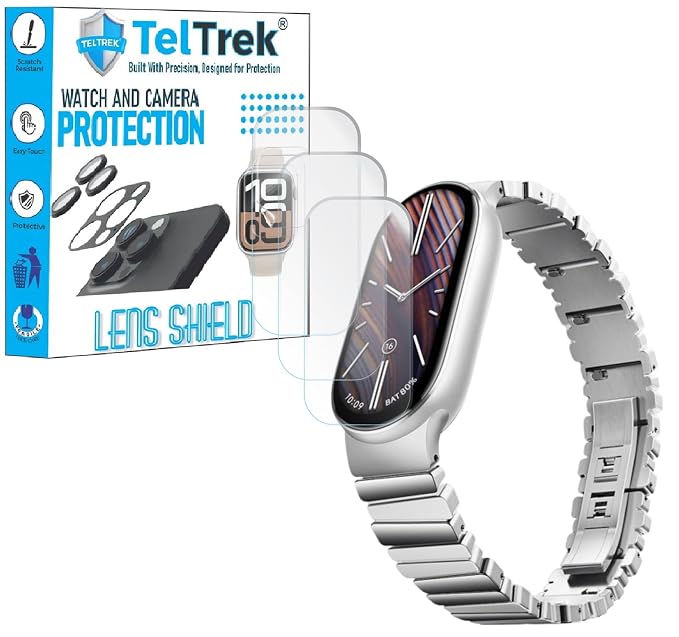 Screen Protector Compatible With Xiaomi Smart Band 10, Edge to Edge Hydrogel TPU Screen Guard not a Tempered Glass (Pack of 3)