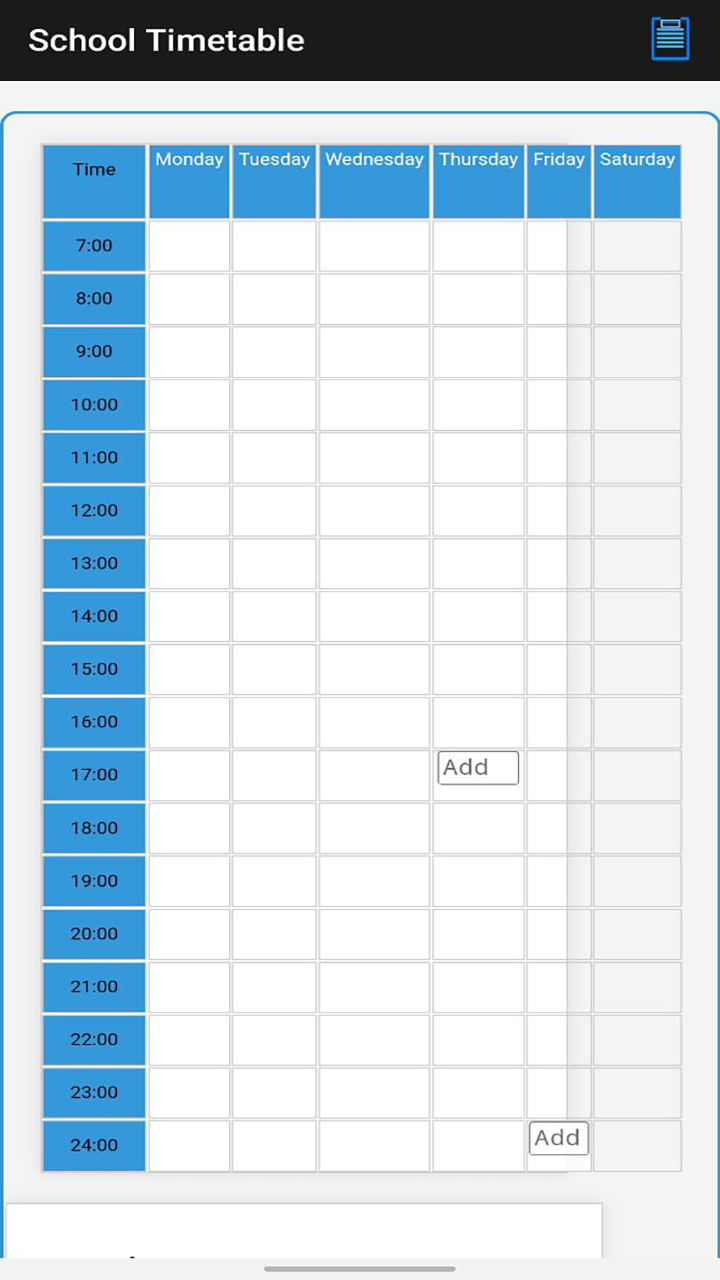 Timetable Amazon School Timetable - App on Amazon Appstore