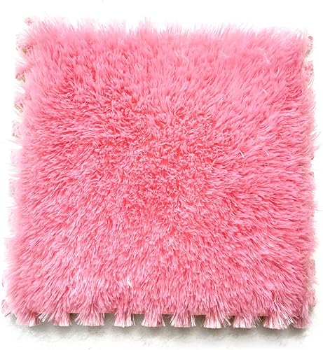 Miniatura 8 de Alfombras de espuma suave entrelazadas, alfombras de juego de rompecabezas, alfombra de felpa de 1.2 pulgadas de largo para alfombra de juegos, sala