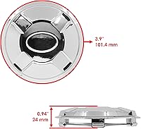 Vista 2 de Caltric Cubierta de cubo de rueda delantera o trasera compatible con Polaris Scrambler XP 850 HO 2014/2x
