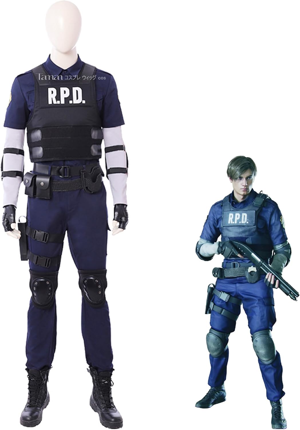 バイオハザード RE2 レオン・S・ケネディ コスプレ衣装 (L)