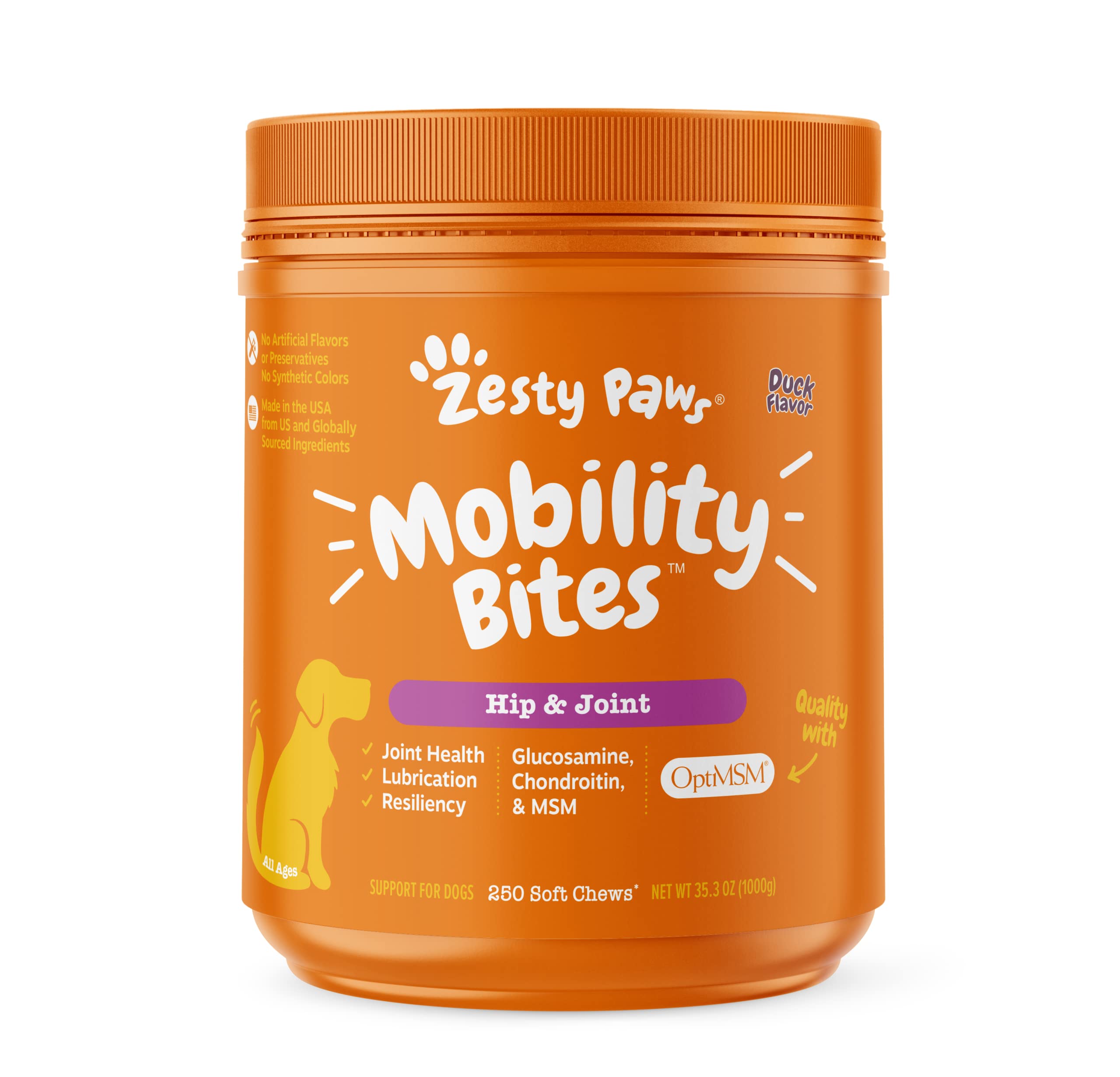 zesty paws senior mobility bites