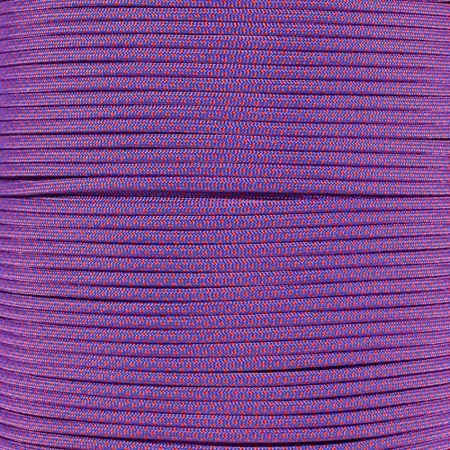 Paracord Planet 100 Foot Hanks of 550 Type III 7 Strand Paracord (Royal Blue w/Red Diamonds 100 Feet)