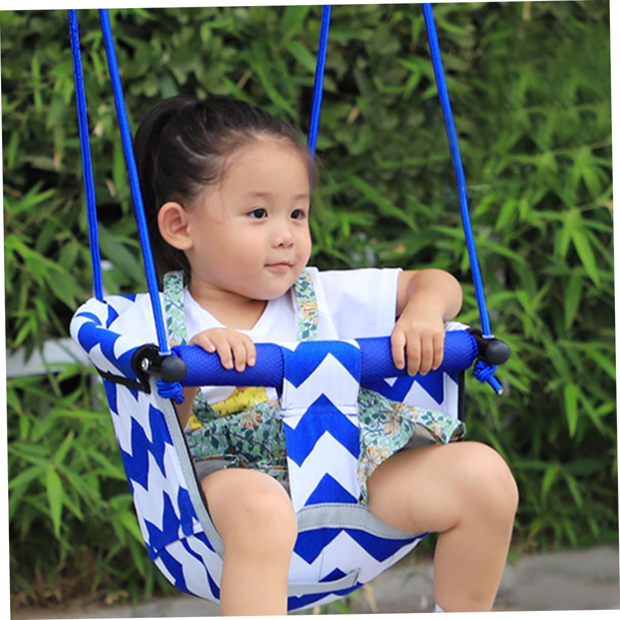 Outdoor Swing Chair for Boys and Girls Adjustable Canvas Hanging Swing for Backyard Playtime Sturdy and Comfortable Seating for Garden and Patio Fun