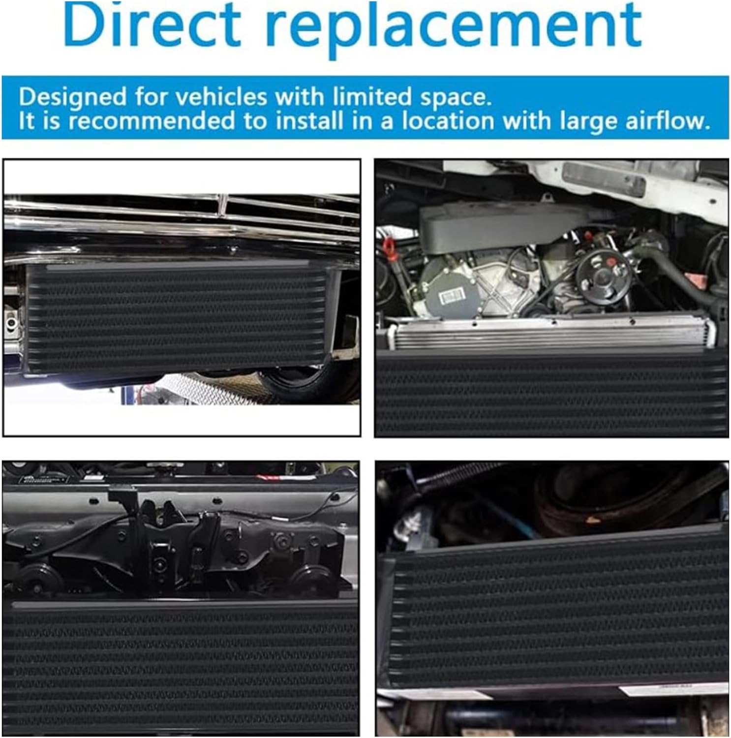 Engine Coolant Radiator - Multipurpose Car Oil System Cooler Cooling System | Practical Radiator Replacement Car Accessories Parts for SUV MPV