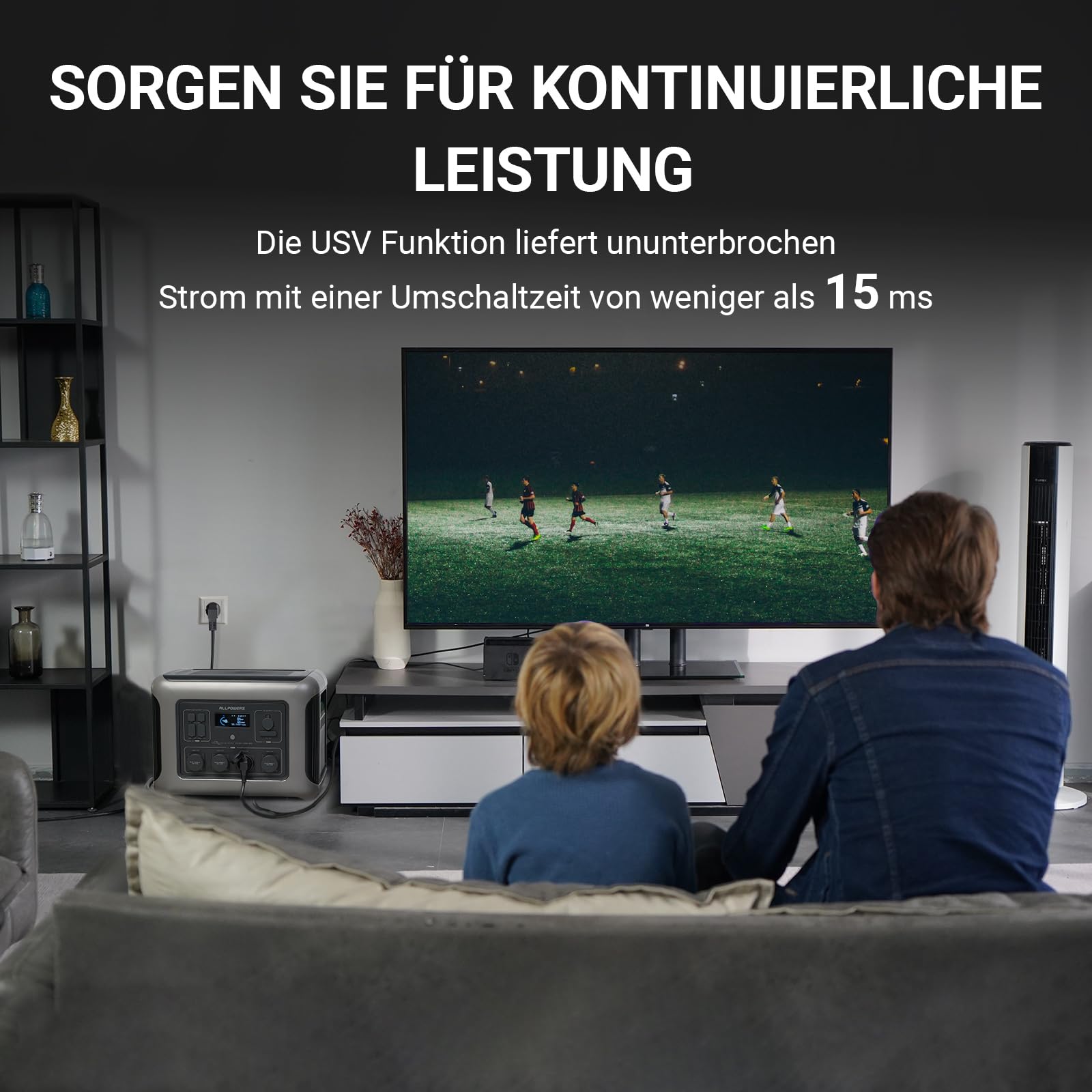 ALLPOWERS R2500 V2 Tragbare Powerstation mit Solarpanel 200W SE200, 1920Wh Solargenerator mit 4x 2500W Ausgang, LiFePO4 Batterie Schnellladung für Camping, Wohnmobil, Off-Grid, Stromausfall | 1920Wh LiFePO4 Batterie Solargenerator, 100W USB-C Schnellladun