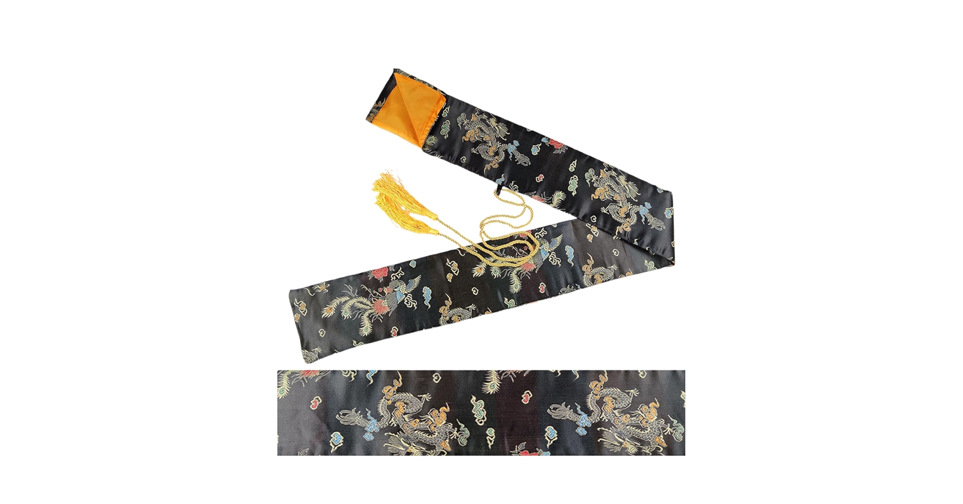 小柄袋　植物図彫刻模様 刀装具　木製ケース付き 小柄袋 植物図彫刻模様 刀装具 木製ケース付き 小柄袋 植物図彫刻