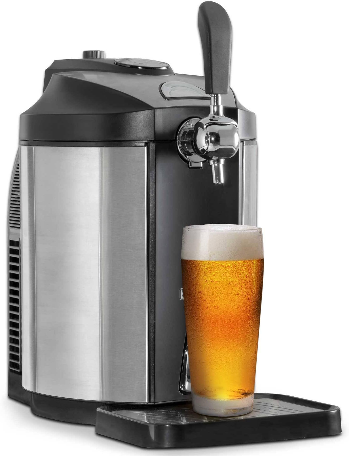 Baridi 5L Beer Draught Dispenser Tap Machine with Integrated Cooling for 5L Kegs - DH49
