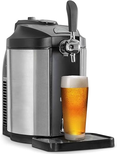 Baridi 5L Beer Draught Dispenser Tap Machine with Integrated Cooling for 5L...